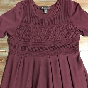 Maroon dress